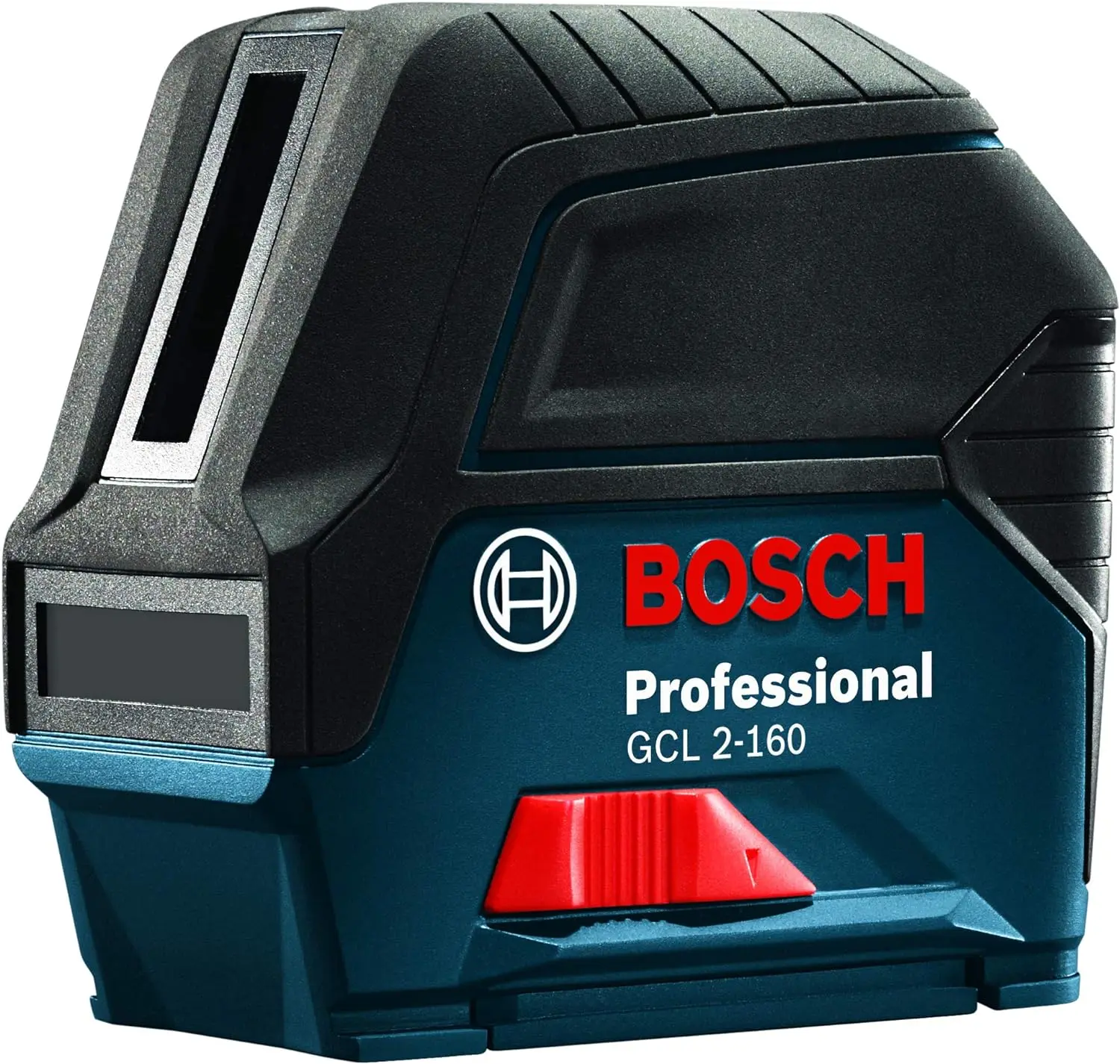 BOSCH GCL 2-160 65 Ft Self-Leveling Cross-Line Laser with Plumb Points, Includes Magnetic Rotating Mount, Ceiling Grid Clip, Laser Target Plate, 3 AA Batteries, & Hard Carrying Case image 1