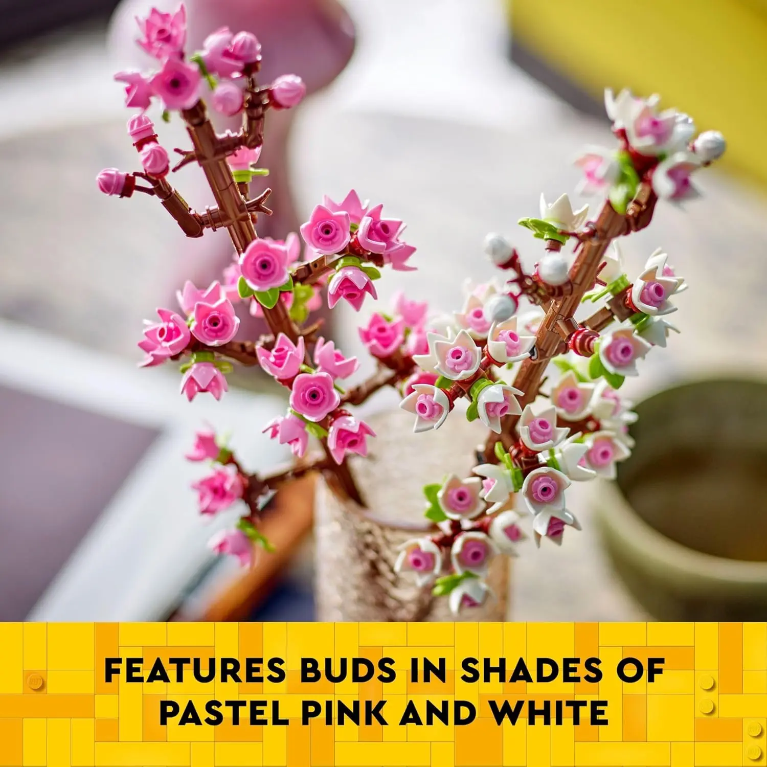 LEGO Cherry Blossom Building Toy for Kids, Girls & Boys, Ages 8+ - Artificial Cherry Blossom Decor for Home & Display - Creative Gift Idea for Plant & Flower Lovers - 40725 image 4