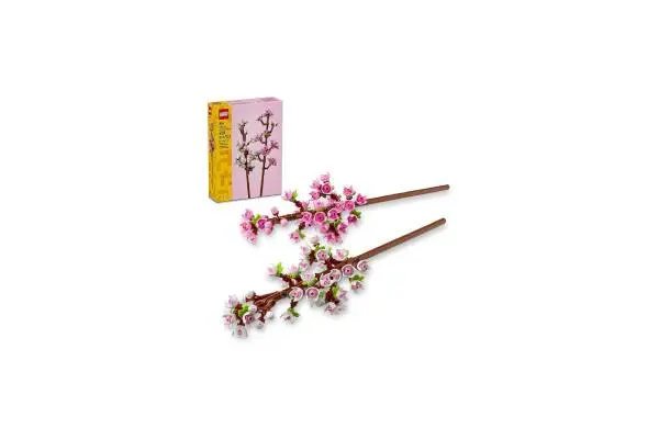 LEGO Cherry Blossom Building Toy for Kids, Girls & Boys, Ages 8+ - Artificial Cherry Blossom Decor for Home & Display - Creative Gift Idea for Plant & Flower Lovers - 40725 image