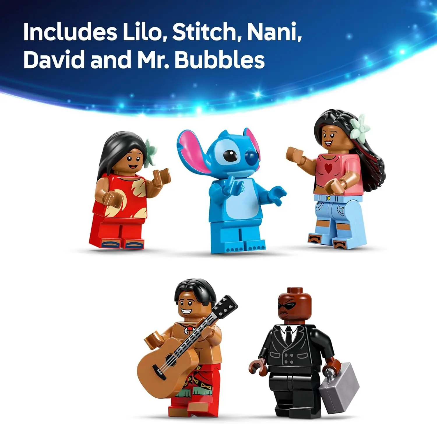 LEGO Disney Lilo and Stitch Beach House Toy - Building Playset for Kids, Girls and Boys, Ages 9+ - Includes 5 Minifigures - Disney Gift Idea for Fans of Lilo & Stitch Movie - 43268 image 6