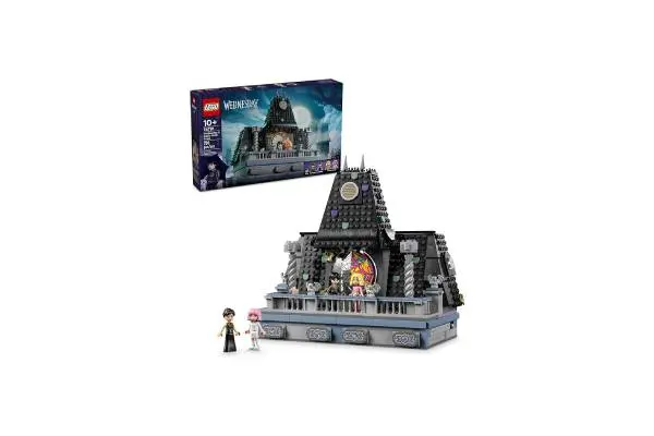 LEGO Wednesday & Enid's Dorm Room Playset - Building Toy for Pretend Play with 4 Minifigures - Wednesday Addams Doll for Kids, Girls & Boys, Ages 10+ - Gift Idea for Birthday - 76781 image