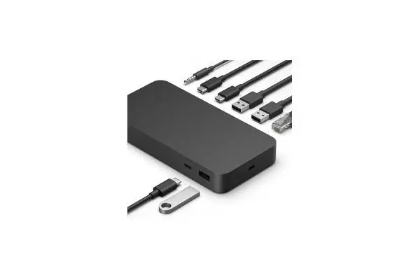 Microsoft Surface Thunderbolt 4 Dock - High-Speed Docking Station with Dual 4K Monitor Support image