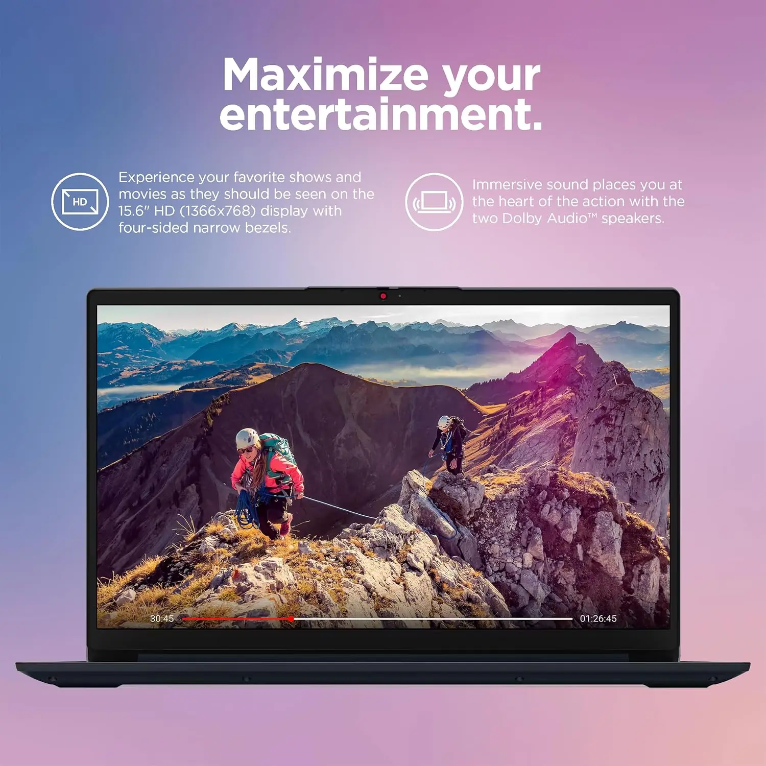 Lenovo IdeaPad Laptop Computer 2025, 15.6" Display, 12GB RAM, 1.1TB Storage (500GB SSD + 128GB eMMC + 500GB Ext), Intel Dual Core Processor, Long Battery, MarxsolAccessory, 1 Year Office 365, Win 11 image 5