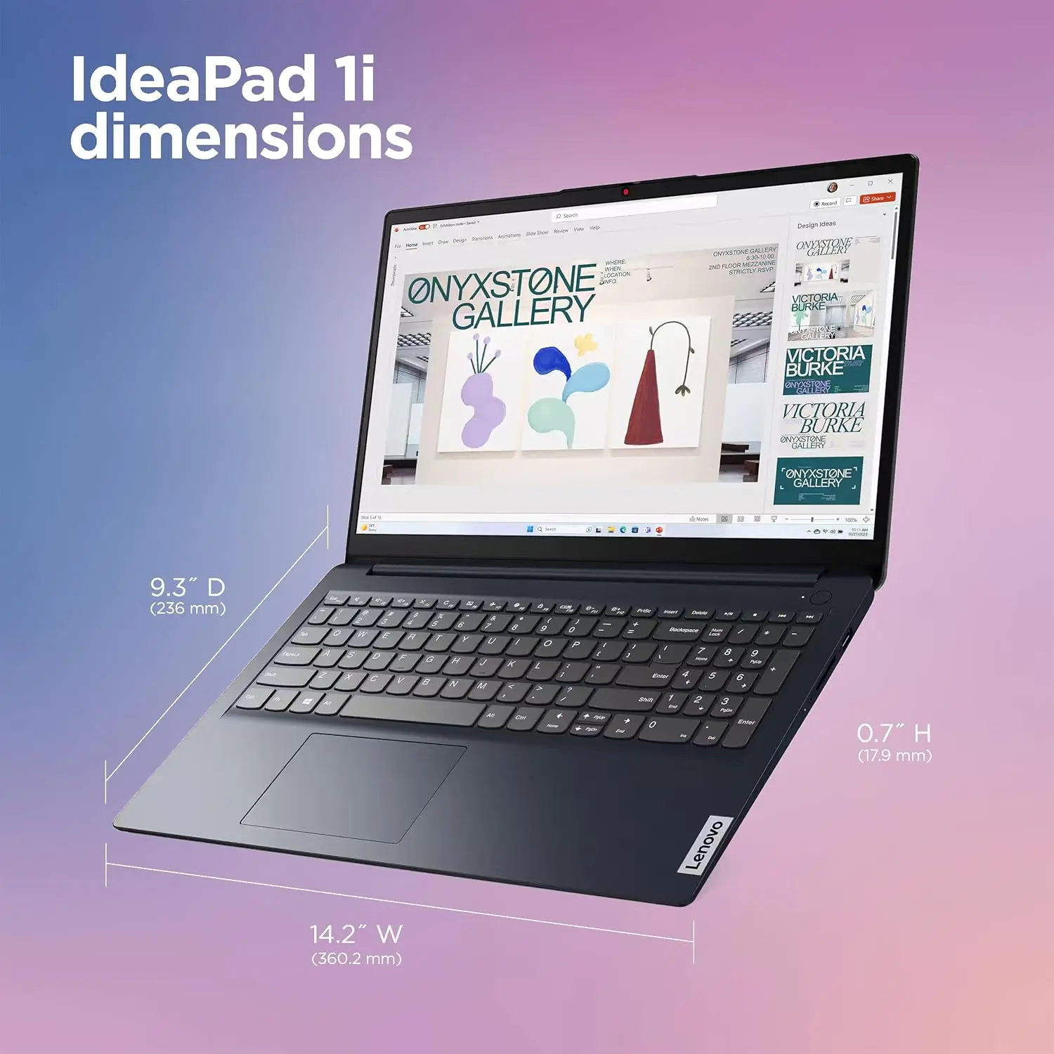 Lenovo IdeaPad Laptop Computer 2025, 15.6" Display, 12GB RAM, 1.1TB Storage (500GB SSD + 128GB eMMC + 500GB Ext), Intel Dual Core Processor, Long Battery, MarxsolAccessory, 1 Year Office 365, Win 11 image 8