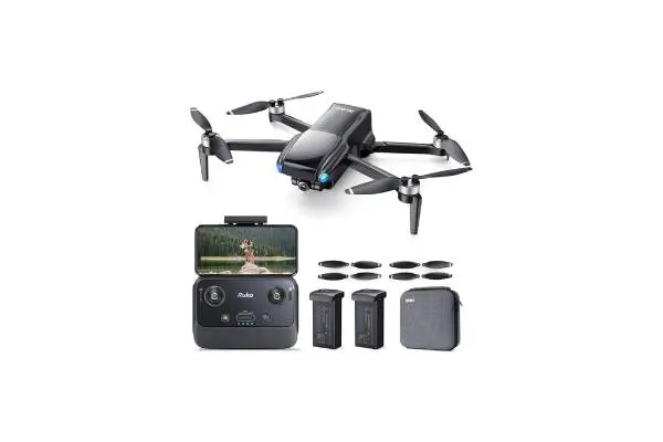 Ruko U11MINI Drones with Camera for Adults 4K, 70Mins 2 Batteries, Under 250g, Camera Drone with GPS TOF 9800FT Long Range Auto return for beginner image