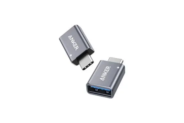 Anker USB C Adapter (2 Pack), USB C to USB Adapter High-Speed Data Transfer for MacBook Pro 2020, iPad Pro 2020, Samsung Notebook 9, Dell XPS and More Type C Devices image