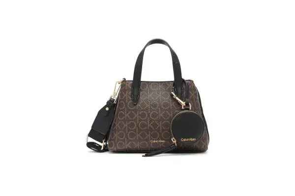 Calvin Klein Millie 2 in 1 Triple Compartment Mini Satchel Crossbody image