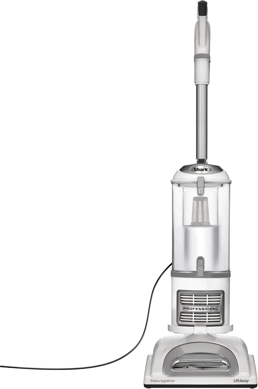 Shark | Upright Vacuum Cleaner | Navigator Lift-Away | Swivel Steering | HEPA Filter | Vacuum for Pet Hair | Crevice Tool & Dusting Brush Included | For Carpets & Hard Floors | White/Silver | NV356E image 1