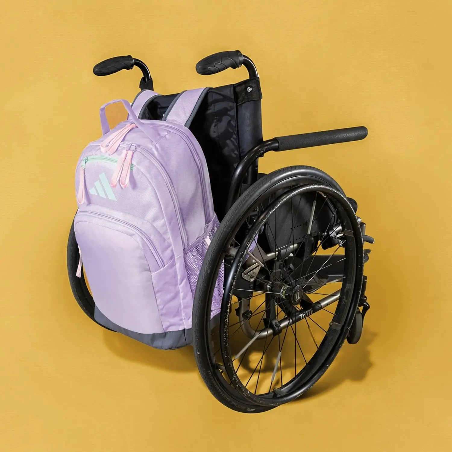 adidas Adaptive Backpack Large Features for Independent Dressing and Ease of use, Black, One Size image 6