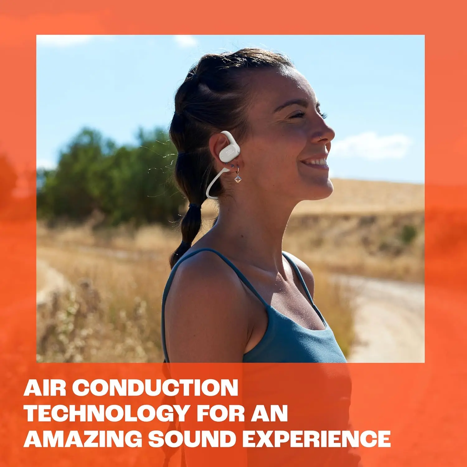 JBL SoundGear Sense - True Wireless Open-Ear Headphones, OpenSound Technology, Splash and dust Resistant, 4 mics for Crisp, Clear Calls, Up to 24 Hours of Battery Life, Plus Speed Charge (Black) image 6