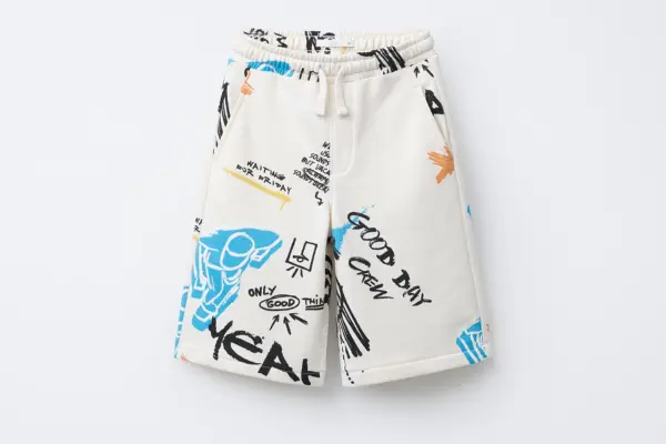PLUSH GRAFFITI SHORTS image