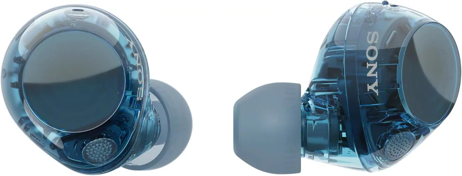 Sony WF-C710N Truly Wireless Noise-Canceling Earbuds with up to 30-Hour Battery Life, Lightweight and Secure, Glass Blue image 1