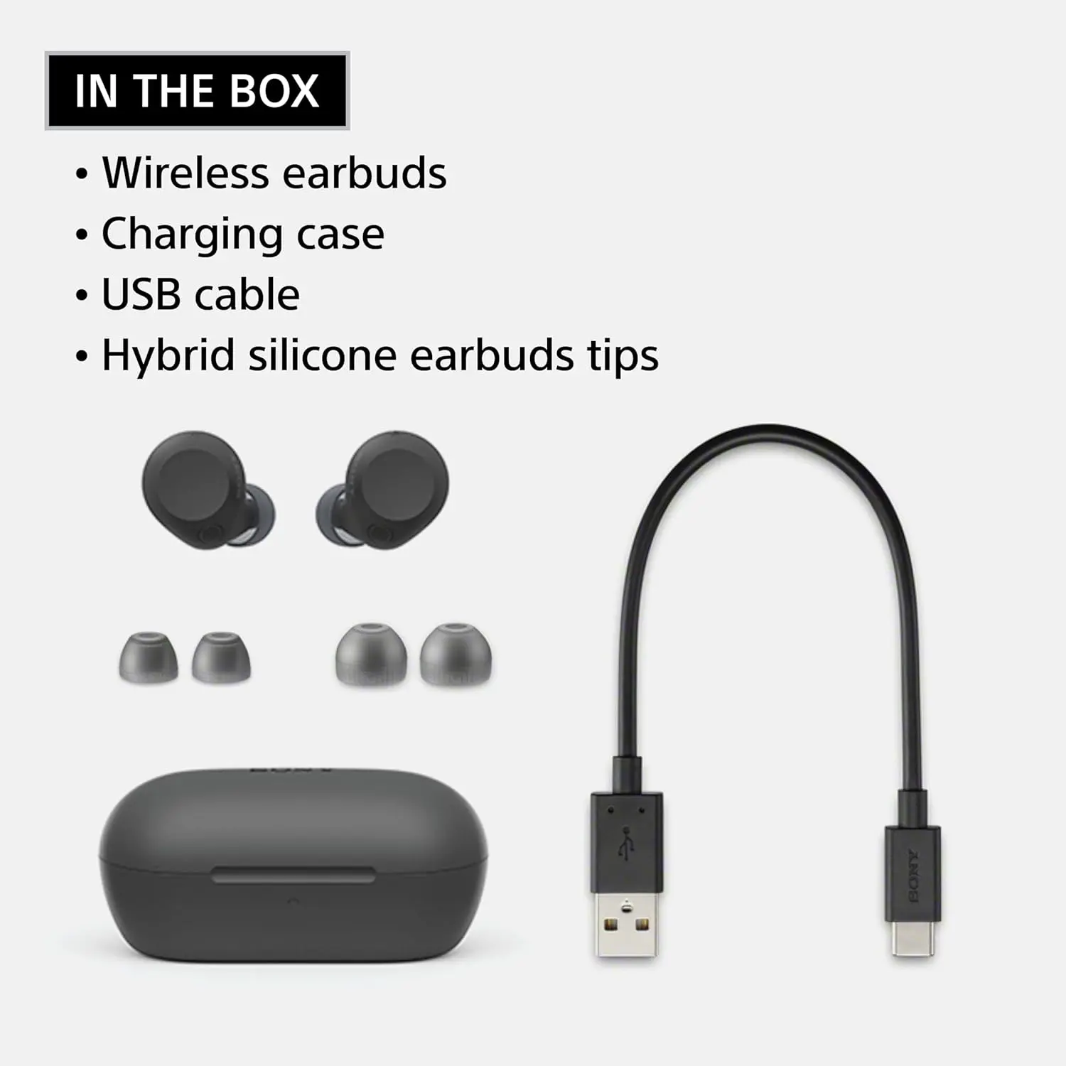 Sony WF-C710N Truly Wireless Noise-Canceling Earbuds with up to 30-Hour Battery Life, Lightweight and Secure, Glass Blue image 9