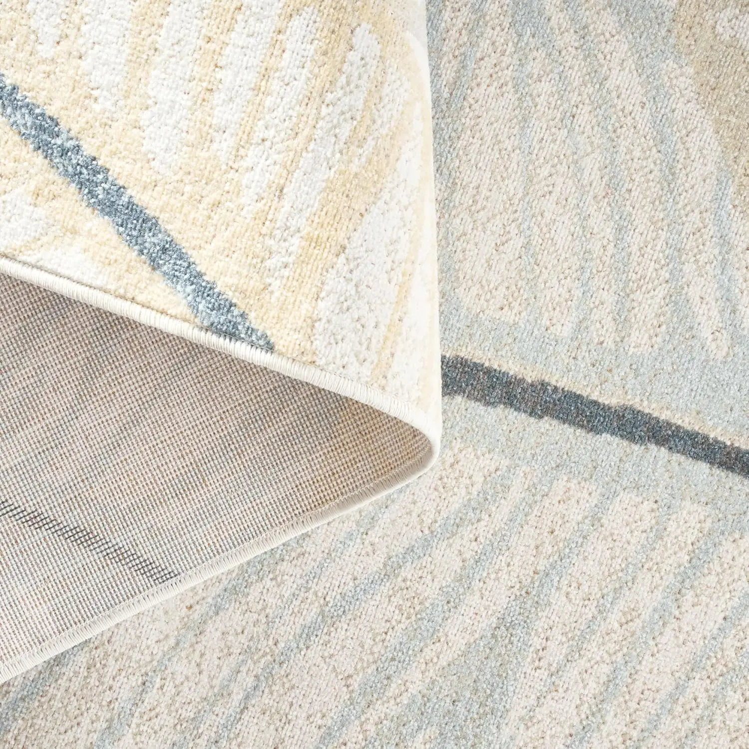 Tommy Bahama Cay Palm Fronds Indoor Outdoor Area Rug, Leaf Coastal Design, UV Fade Resistant, Ivory, 3'11"x5'2" image 3