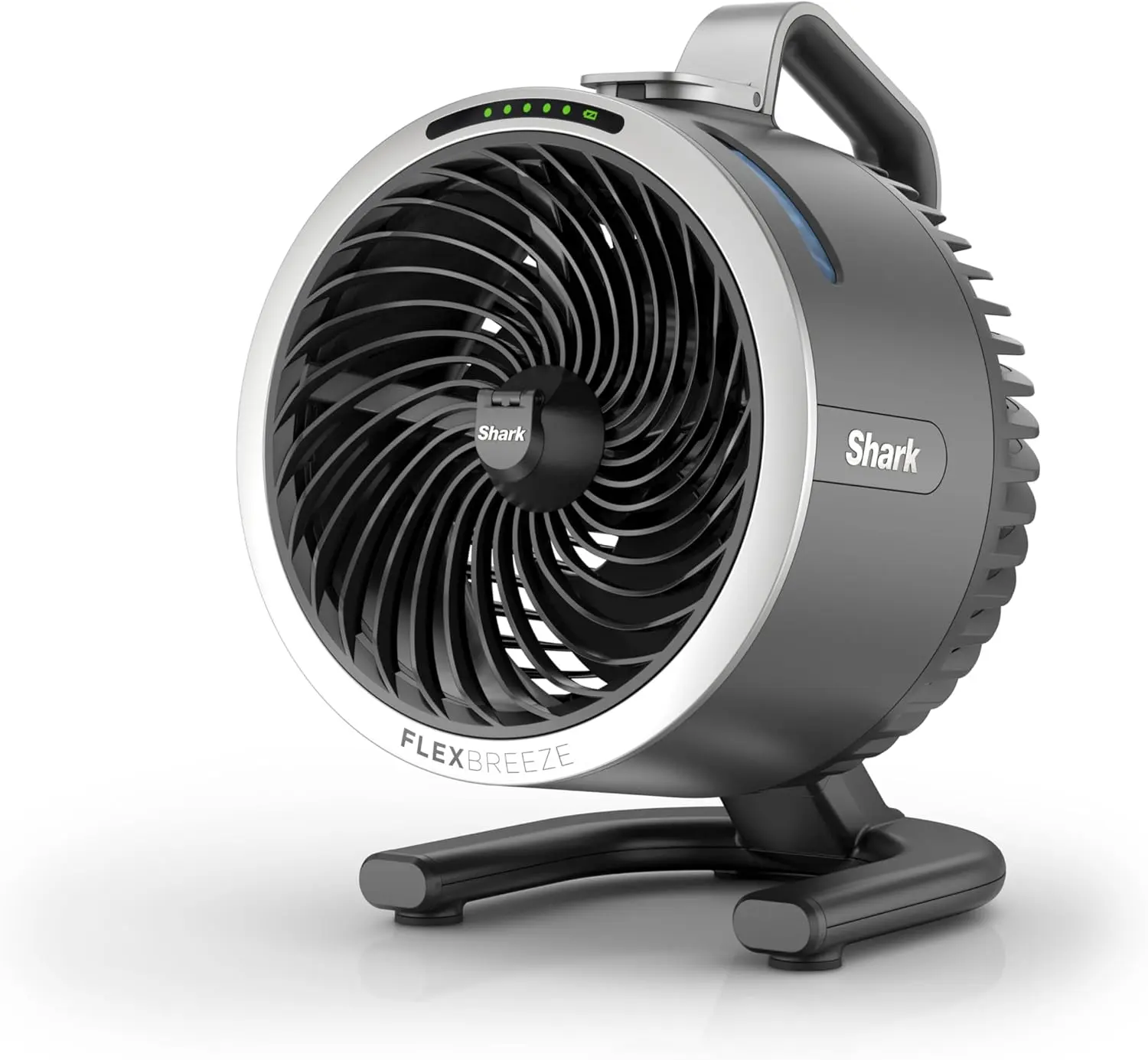 Shark FlexBreeze HydroGo Fan—Ultra-powerful portable fan with indoor + outdoor mist. Corded & cordless, long lasting battery, 5 speeds, evaporative misting, Grey, FA052 image 1