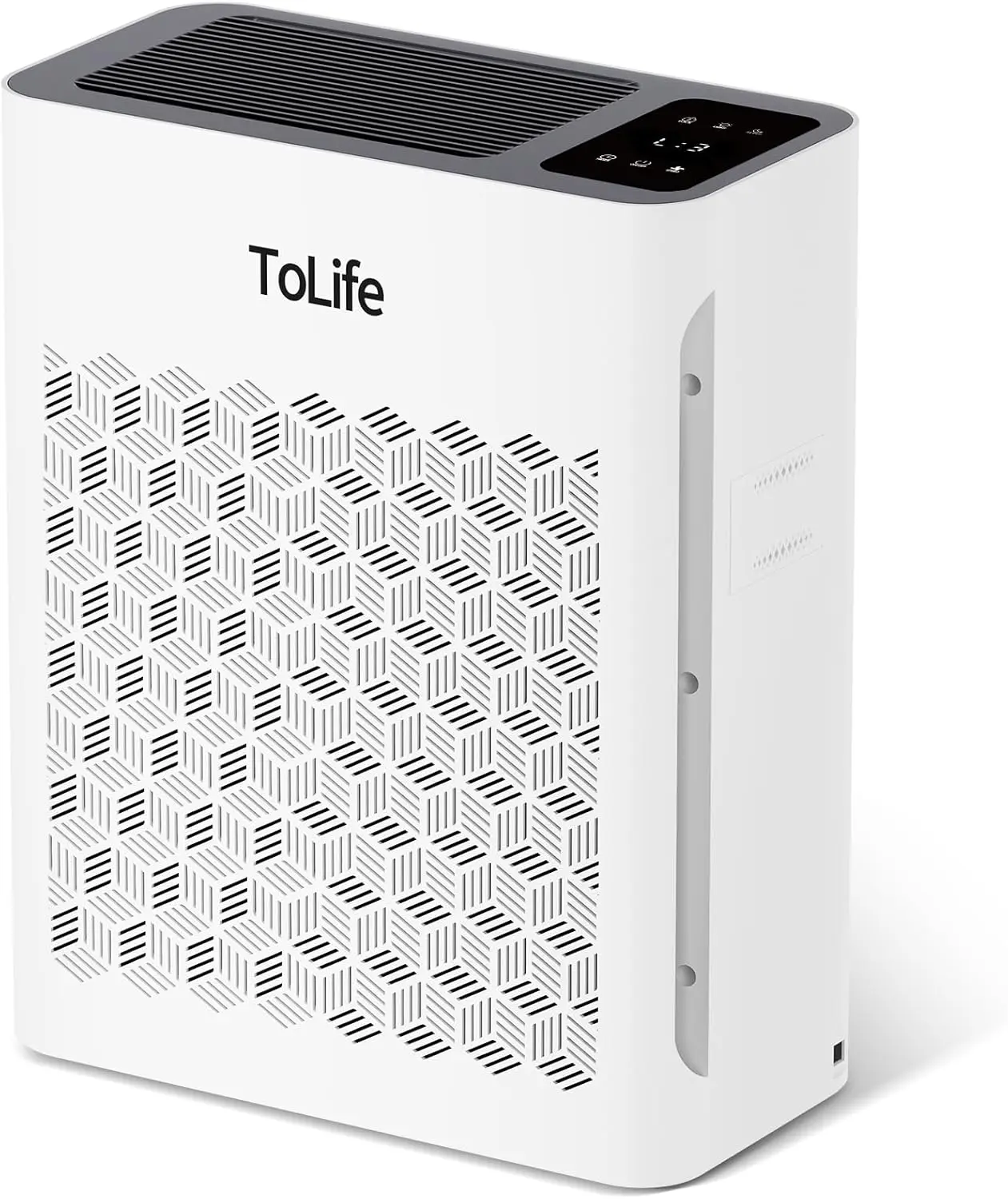 Tolife Powerful Air Purifiers for Home Large Room Up to 2000 Ft²Pets with Washable Filter, Sleep Mode, Timer, HEPA Filter Pet Air Purifier for Bedroom,White image 1