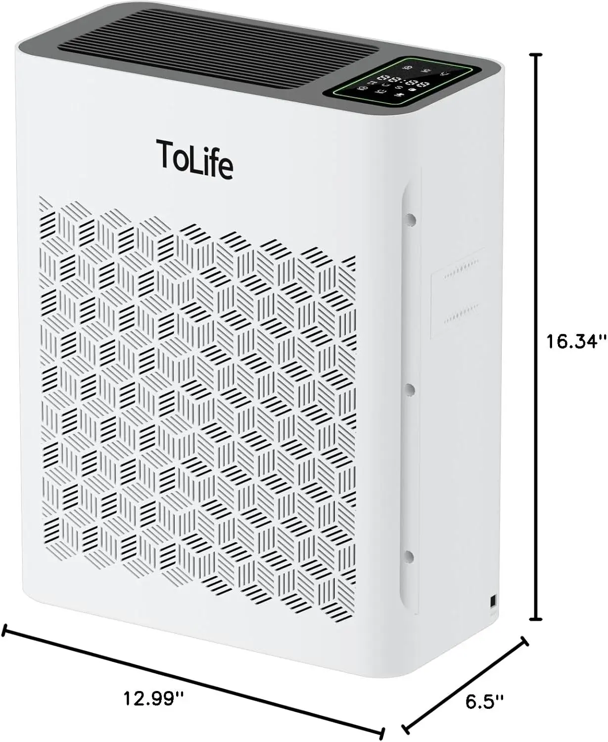 Tolife Powerful Air Purifiers for Home Large Room Up to 2000 Ft²Pets with Washable Filter, Sleep Mode, Timer, HEPA Filter Pet Air Purifier for Bedroom,White image 10