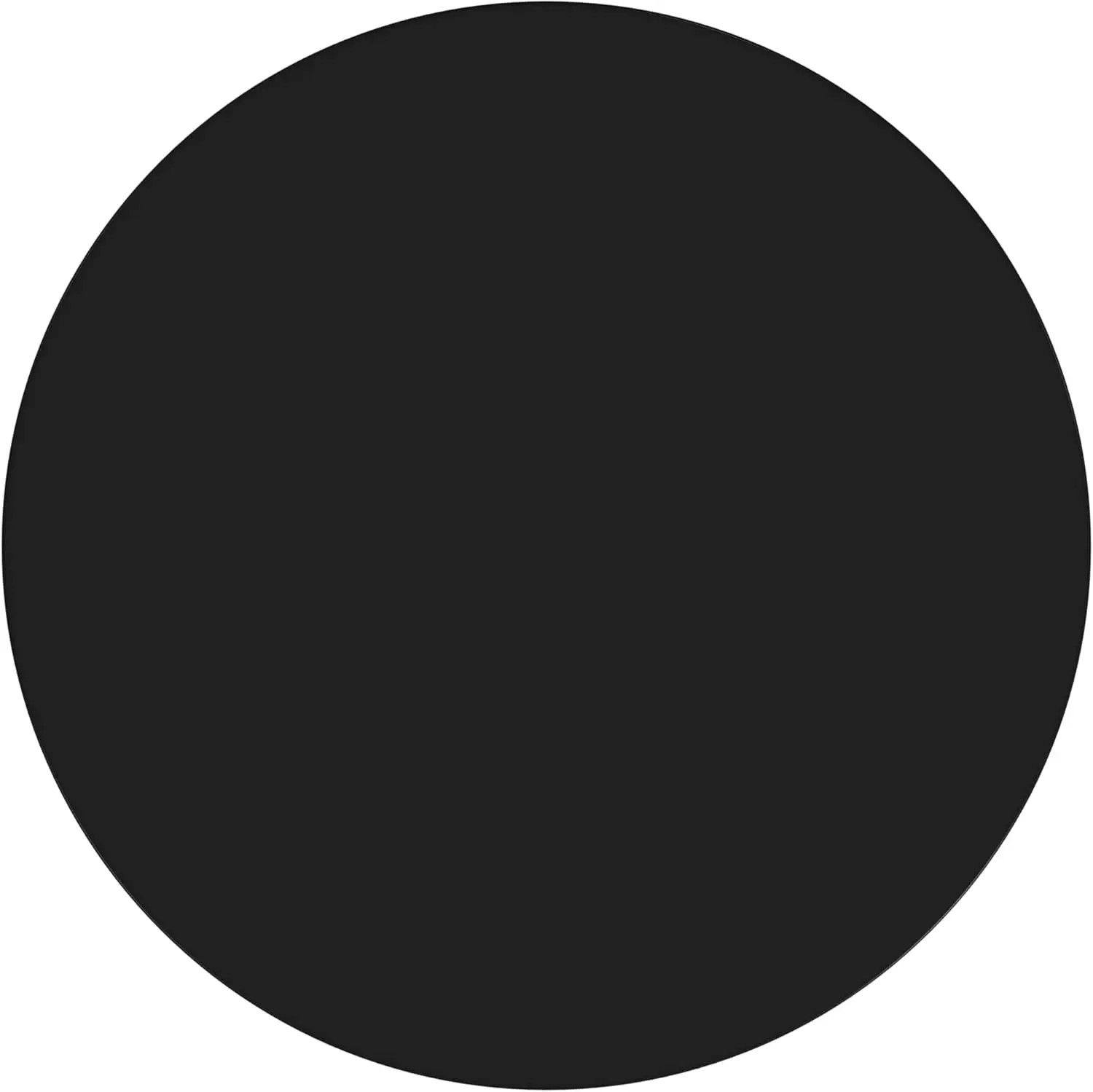 HomePop Black Mango Wood End/Side Round Table image 6