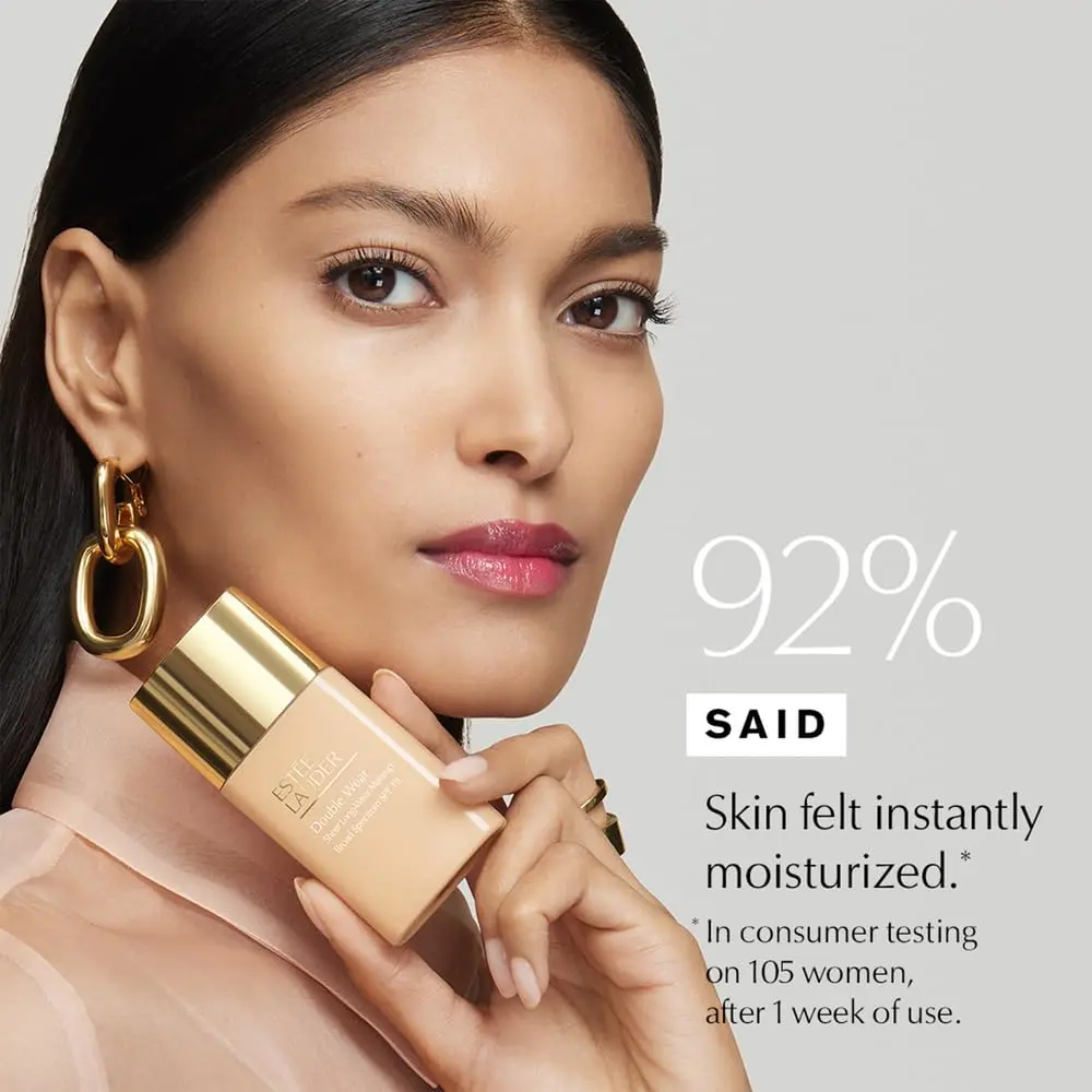 Estée Lauder Double Wear Sheer Matte Foundation SPF 19 | 12-Hour Wear, 1.0 Fl Oz image 4