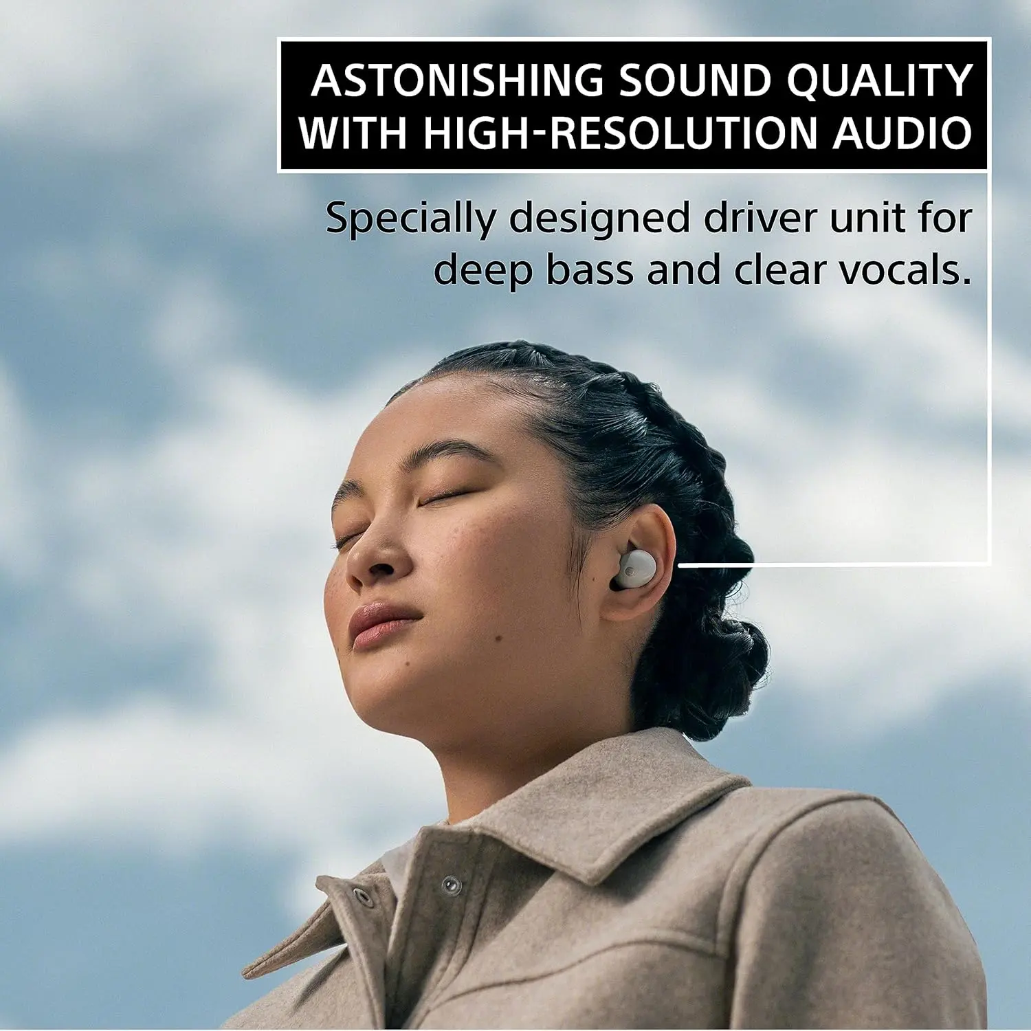 Sony WF-1000XM5 The Best Truly Wireless Bluetooth Noise Canceling Earbuds & in-Ear Headphones with Alexa Built-in, Black image 3