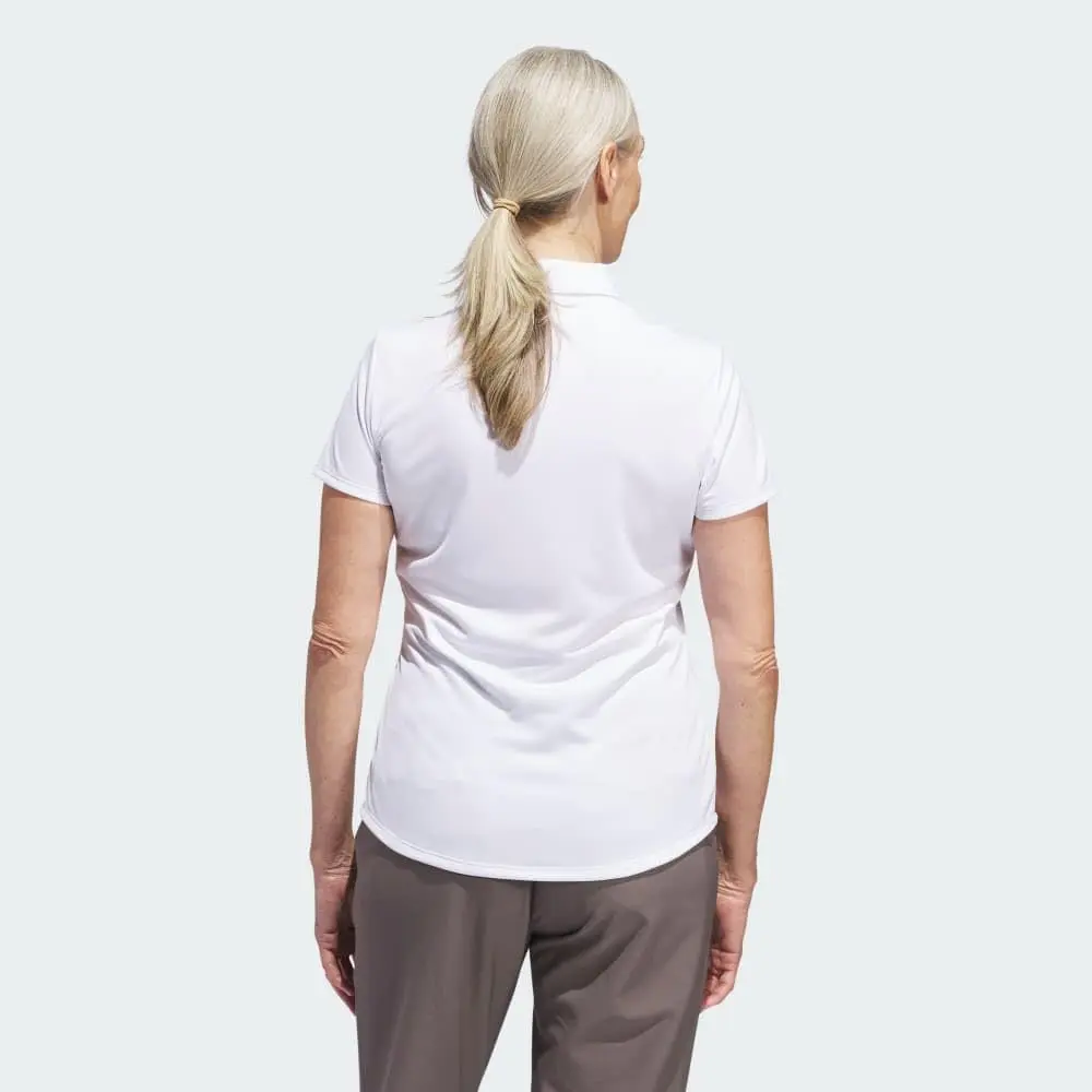 adidas Women's Solid Performance Short Sleeve Polo Shirt image 3
