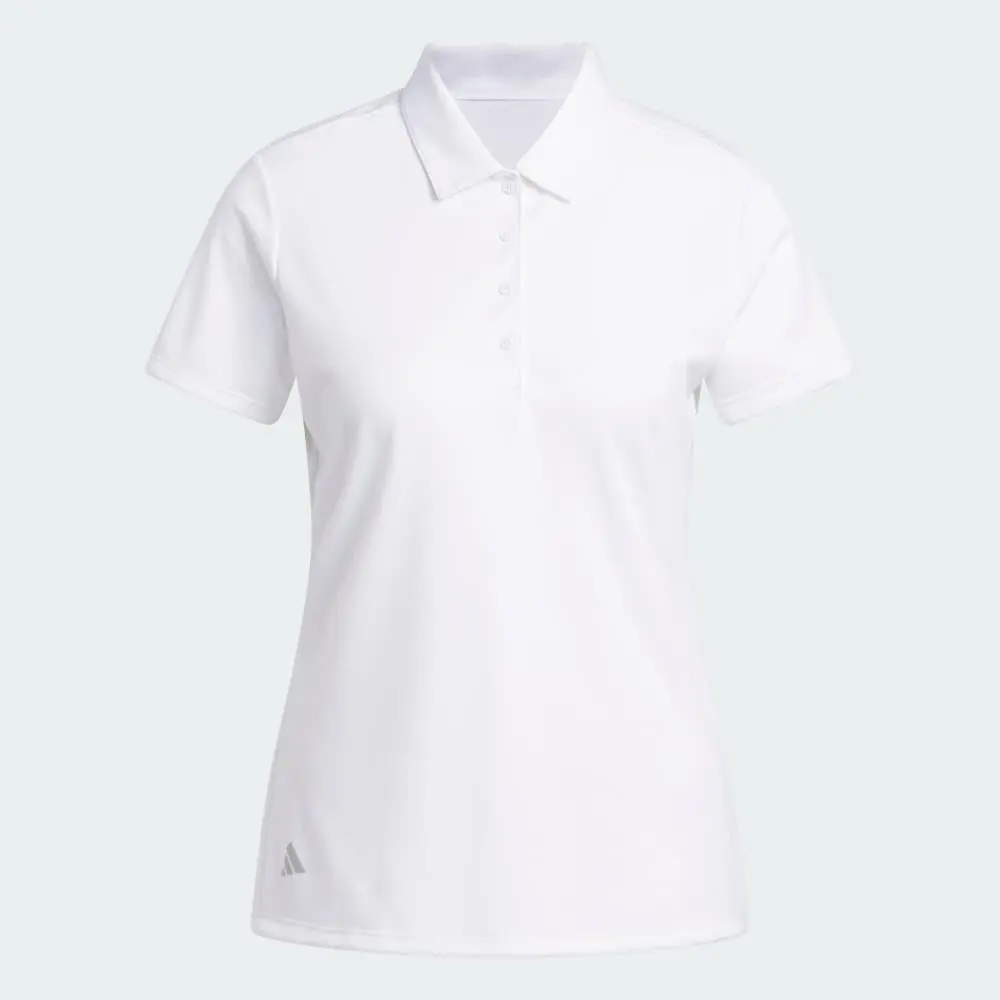 adidas Women's Solid Performance Short Sleeve Polo Shirt image 5