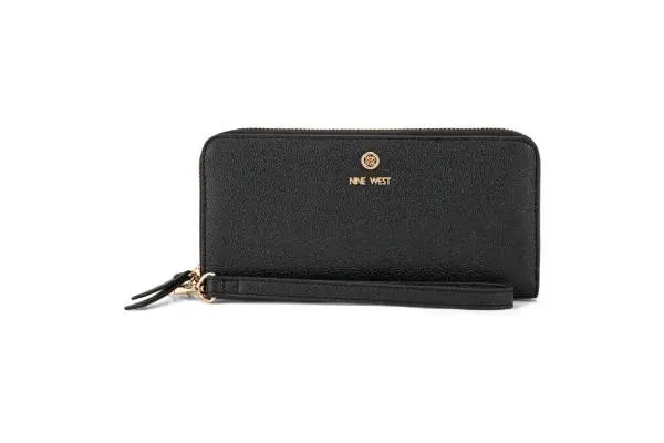 Nine West Lockup 9 Zip Around Wallet with Wristlet image