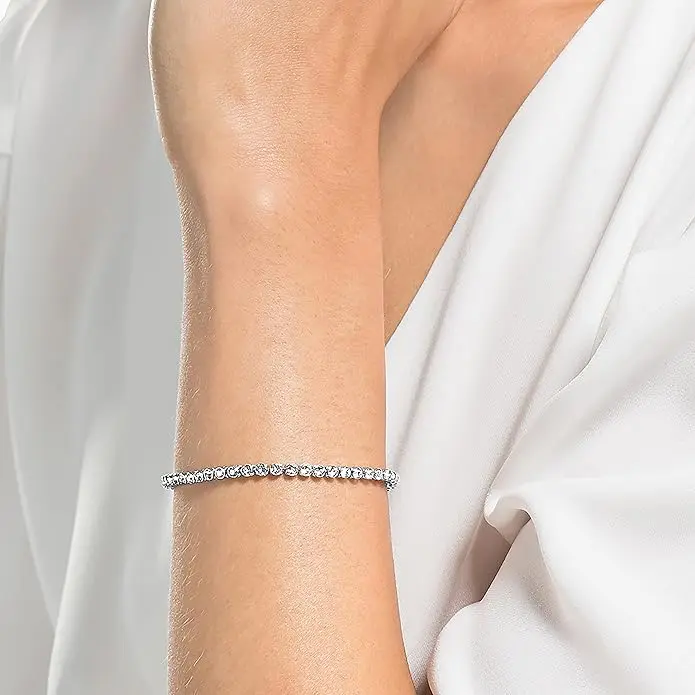 Swarovski Emily Tennis Bracelet Jewelry Collection image 5