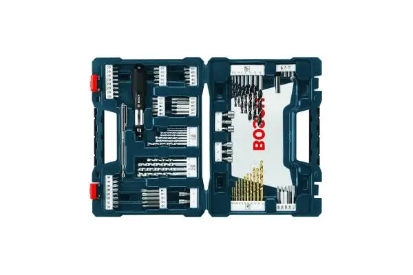 BOSCH MS4091 91-Piece Drilling and Driving Mixed Set with Included Case for Applications in Wood, Metal, Masonry image