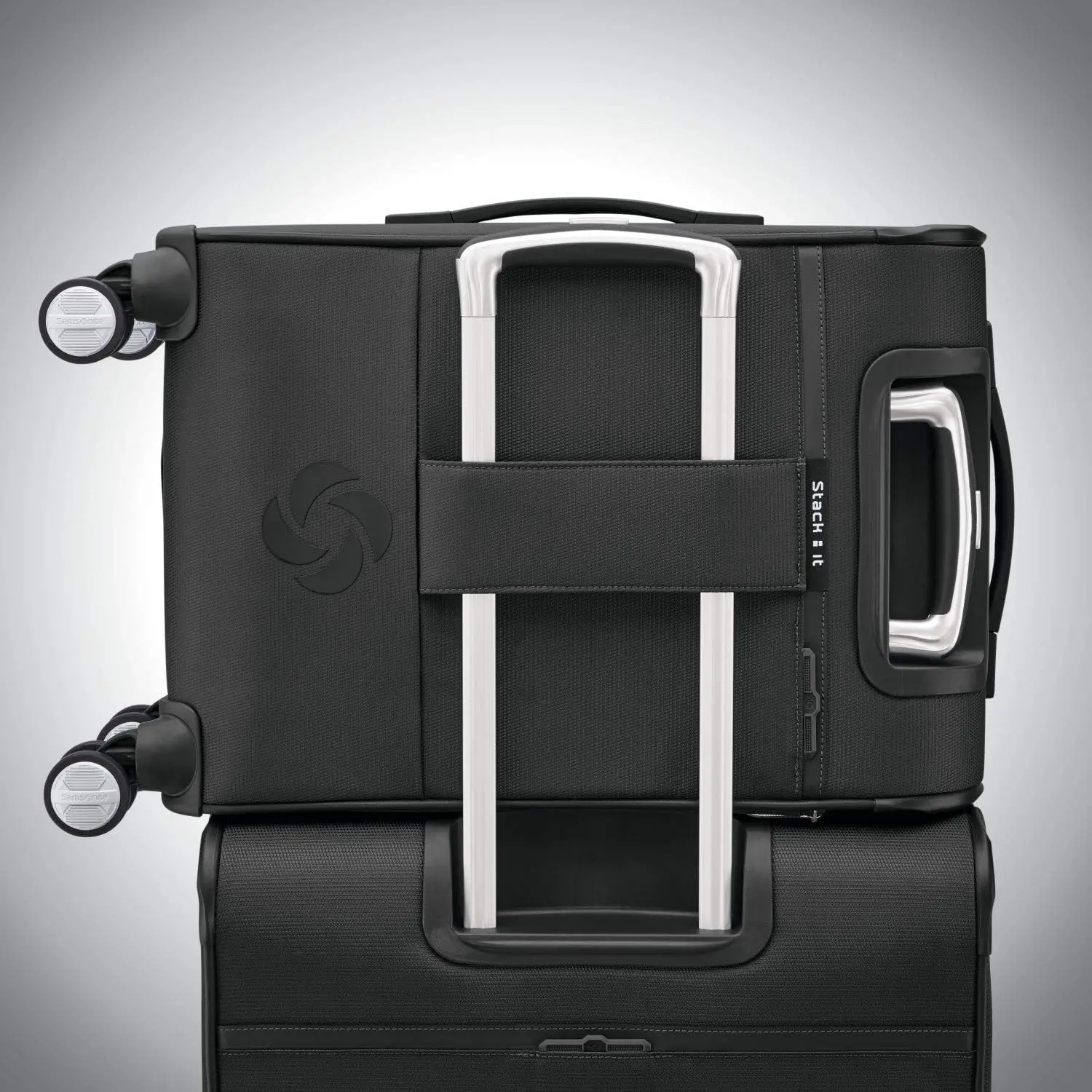 Samsonite Solyte DLX Softside Expandable Luggage with Spinner Wheels, Midnight Black, Carry-On 20-Inch image 4