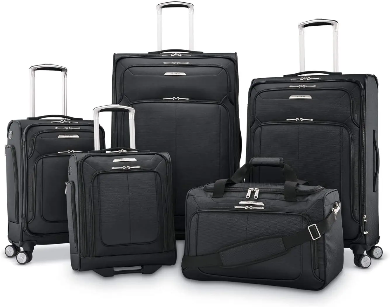 Samsonite Solyte DLX Softside Expandable Luggage with Spinner Wheels, Midnight Black, Carry-On 20-Inch image 8