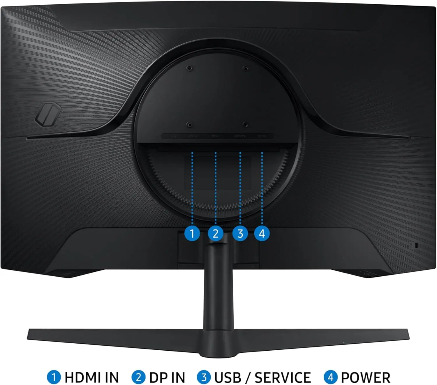 SAMSUNG 32" Odyssey G55C Series QHD 1000R Curved Gaming Monitor, 1ms(MPRT), HDR10, 165Hz, AMD Radeon FreeSync, Eye Care, Glare Free, Sharp Resolution LS32CG550ENXZA image 6