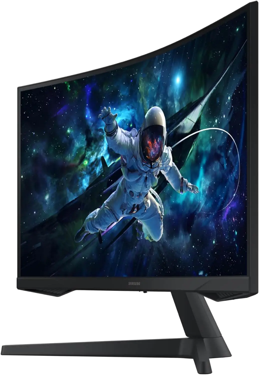 SAMSUNG 32" Odyssey G55C Series QHD 1000R Curved Gaming Monitor, 1ms(MPRT), HDR10, 165Hz, AMD Radeon FreeSync, Eye Care, Glare Free, Sharp Resolution LS32CG550ENXZA image 10