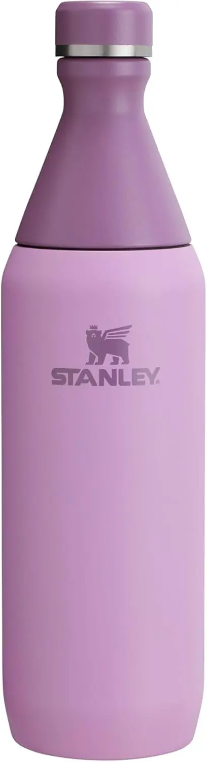 Stanley All Day Slim Bottle 20 oz | Twist On Lid with Leakproof Seal | Slim Design for Travel & Gym | Insulated Stainless Steel | BPA-Free | Lilac image 1