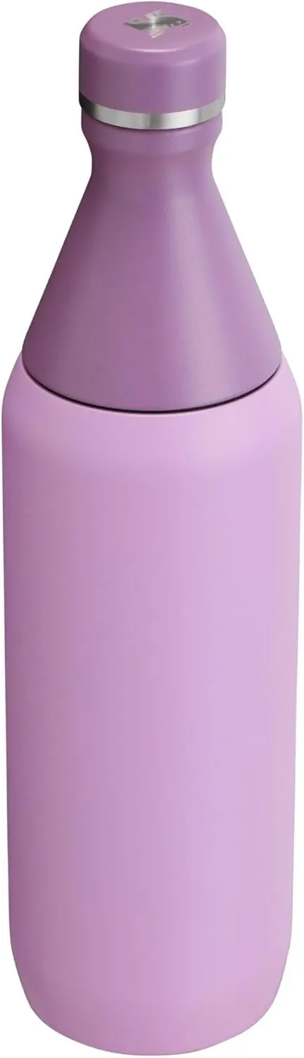 Stanley All Day Slim Bottle 20 oz | Twist On Lid with Leakproof Seal | Slim Design for Travel & Gym | Insulated Stainless Steel | BPA-Free | Lilac image 3