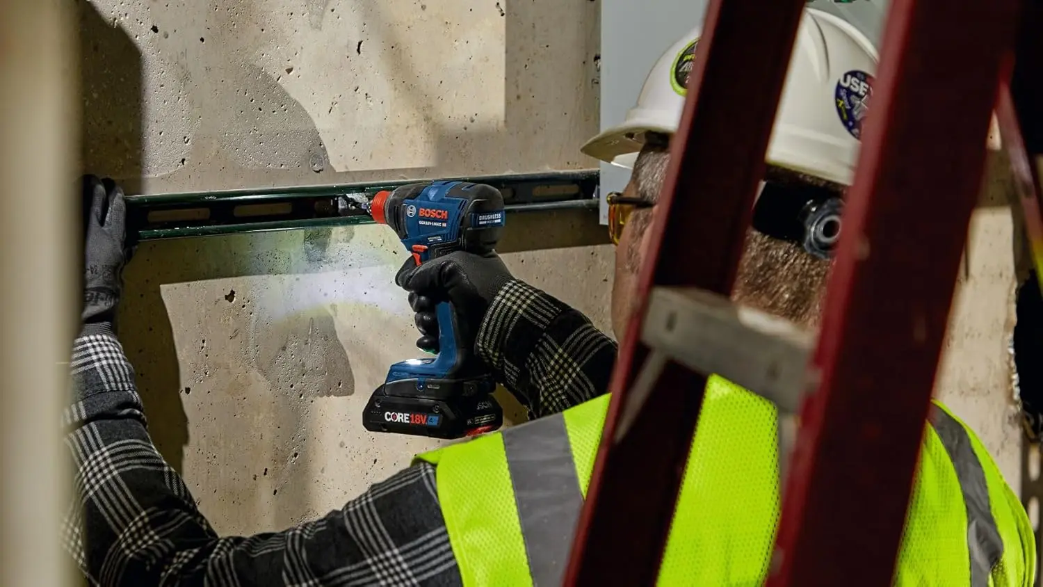 Bosch GDX18V-1860CN 18V Connected-Ready Two-In-One 1/4 In. and 1/2 In. Bit/Socket Impact Driver/Wrench (Bare Tool) image 7