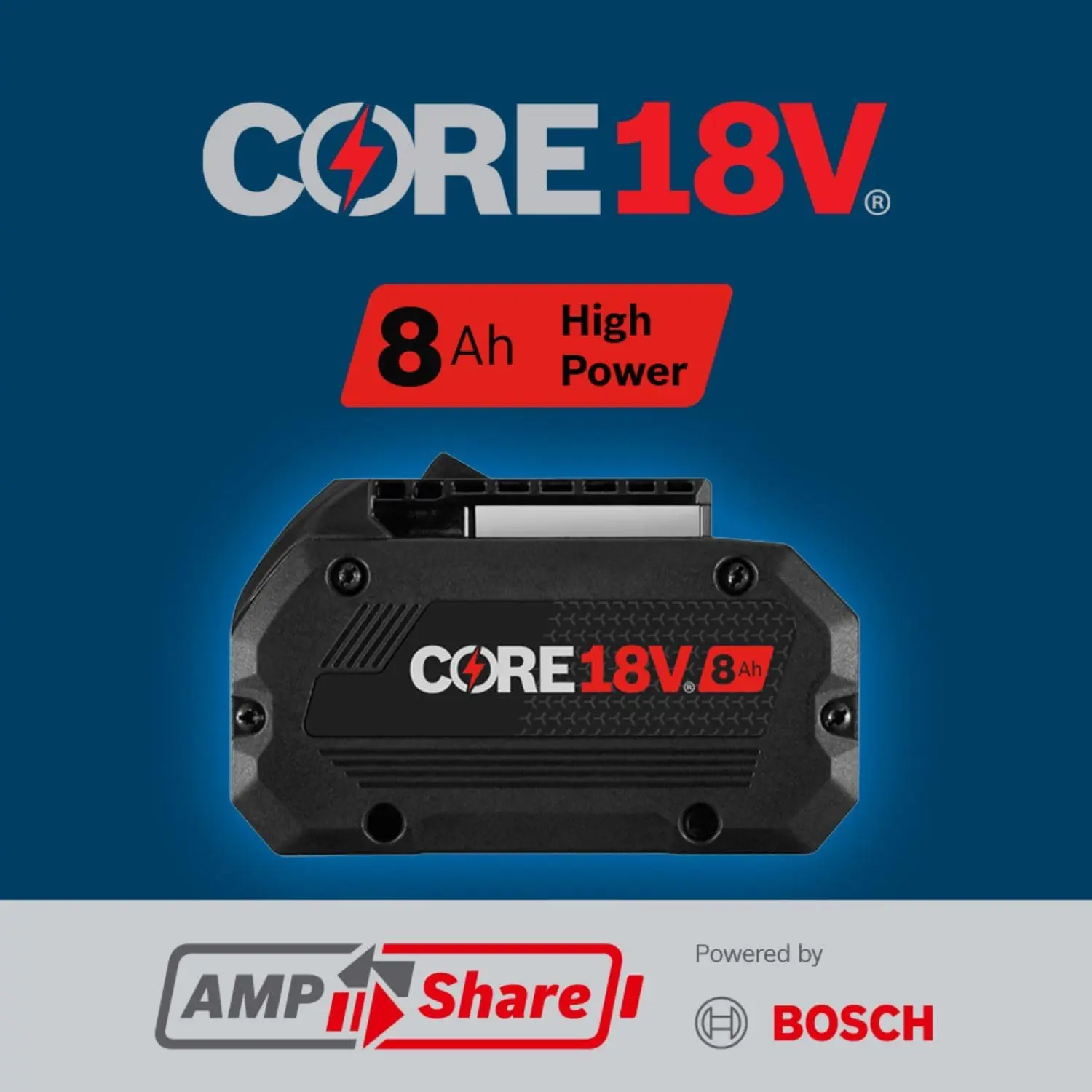 BOSCH GBA18V80 18V CORE18V® Lithium-Ion 8 Ah High Power Battery image 8