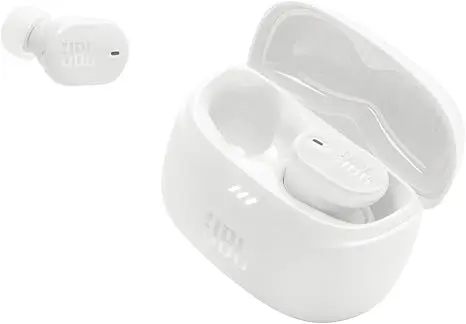 JBL Tune Buds 2 - True Wireless Noise Cancelling Earbuds Spatial Sound and Smart Ambient Technology, 6 mics for Perfect Calls, up to 48Hrs of Playback, IP54 Dust & Water Resistant (White) image 1