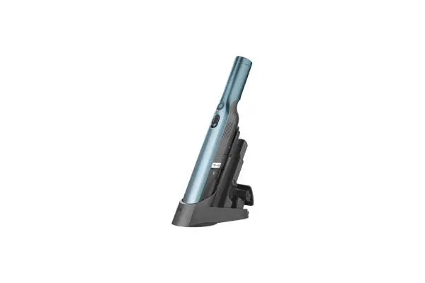 Shark WV201BLBRN WANDVAC Cordless Hand Vac, Lightweight and Portable at 1.4 lbs. with Powerful Suction, Charging Dock, One-Touch Empty for Car & Home, Cove Blue image