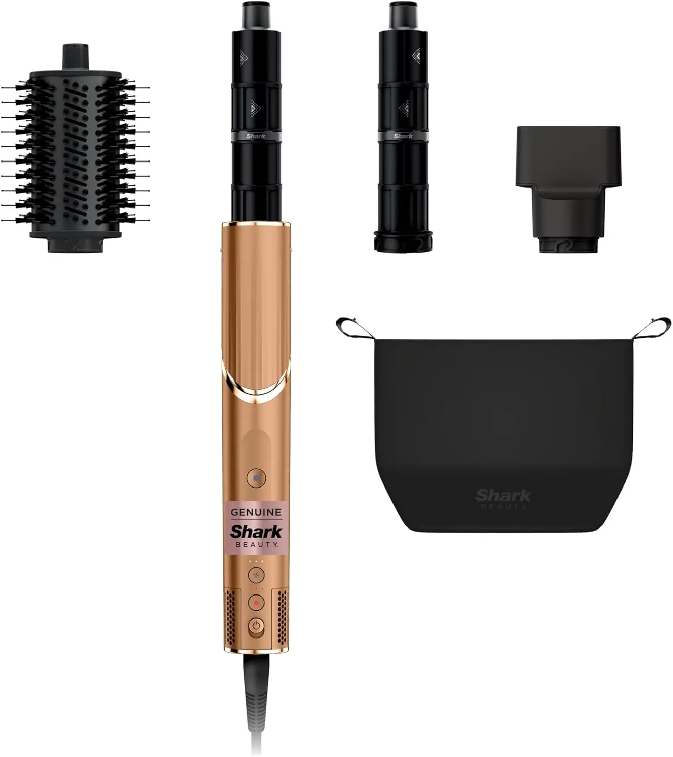 Shark FlexStyle® (Special Edition) | Air Styling & Drying System | Powerful Hair Dryer Brush & Multi-Styler | Auto-Wrap Curlers, Oval Brush, Concentrator, & Storage Bag Included | Copper | HD433CP image 1