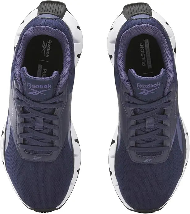 Reebok Women's Zig Dynamica STR Sneaker, Navy/Twilight Purple/Core Black, 5 image 3
