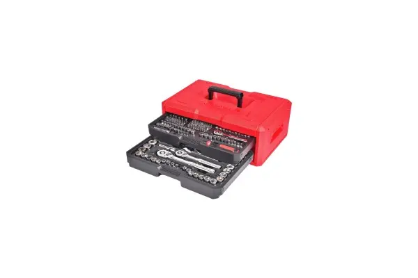 CRAFTSMAN Mechanics Tool Set, 256-Piece Hand Tool and Socket Set with 72-tooth Low Profile Ratchet and 2-Drawer Tool Box (CMMT45256) image