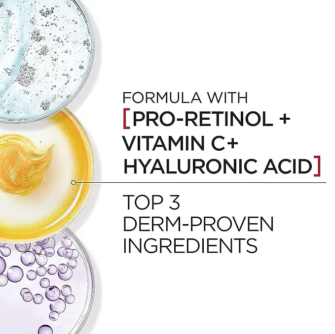 L'Oreal Paris Revitalift Triple Power Anti-Aging Eye Cream, Pro Retinol, Hyaluronic Acid & Vitamin C, Reduce Wrinkles & Puffiness 0.5 fl. oz. image 5