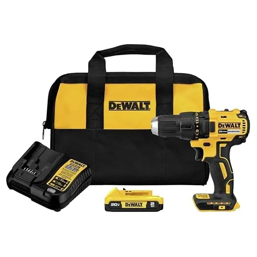 DEWALT 20V MAX Cordless Drill Driver Set, 1/2 Inch Electric Drill, 2 Speed, XR 2.0 Ah Battery and Charger Included (DCD777D1) image 4
