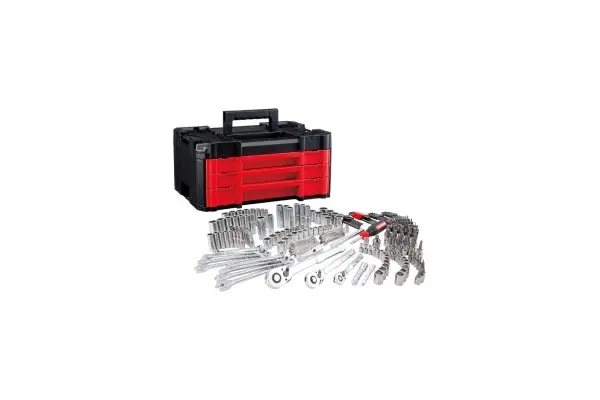 Craftsman 262-Piece Mechanic Tool Set with 3-Drawer VERSASTACK Box, SAE and Metric Socket Set, Car and Motorcycle Tool Kit with Combination Wrenches and Spark Plug Sockets (CMMT45309) image