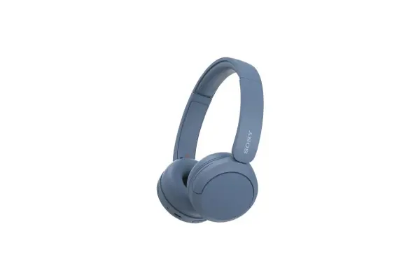 Sony WH-CH520 Wireless Headphones Bluetooth On-Ear Headset with Microphone and up to 50 Hours Battery Life with Quick Charging, Blue image