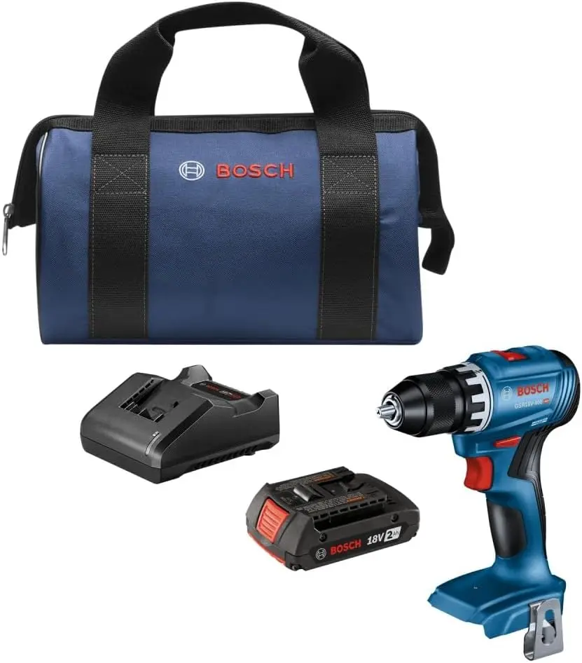 Bosch GSR18V-400B12 18V Compact Brushless 1/2 In. Drill/Driver Kit with (1) 2 Ah Standard Battery image 1