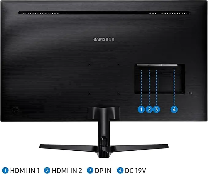 SAMSUNG 32" UJ59 Series 4K UHD (3840x2160) Computer Monitor,VA Panel, HDMI, Display Port, Eye Saver/Flicker Free Mode, FreeSync, LU32J590UQNXZA, Black image 6