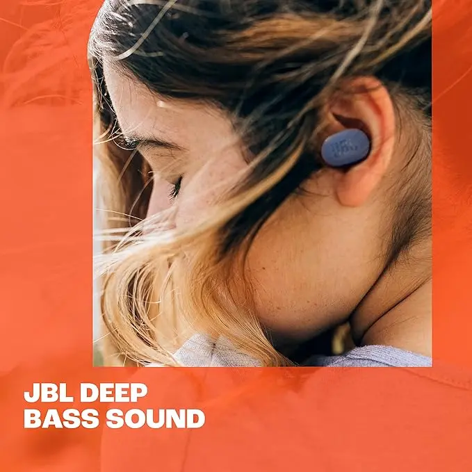 JBL Tune Buds - True wireless Noise Cancelling earbuds, JBL Pure Bass Sound, Bluetooth 5.3, 4-Mic technology for Crisp, Clear Calls, Up to 48 hours of battery life, Water and dust resistant (Blue) image 2
