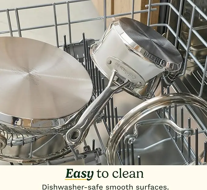 Cuisinart 77-11G Stainless Steel 11-Piece Set Chef's-Classic-Stainless-Cookware-Collection image 5